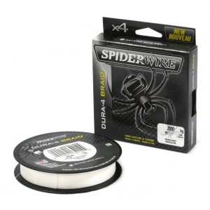 SPIDERWIRE Шнур плетеный Х4 Dura Braid 300м полупрозрачный 0.12мм 10.5кг 23lb