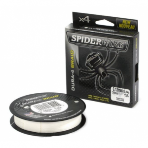 SPIDERWIRE Шнур плетеный Х4 Dura Braid 300м полупрозрачный 0.25мм 23.2кг 51lb