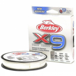 BERKLEY Шнур плетеный X9 150м полупрозрачный 0.06мм 6.4кг