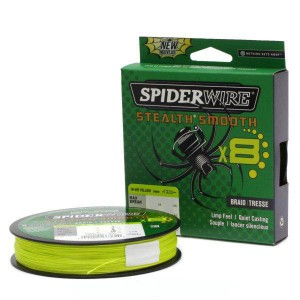 SPIDERWIRE Шнур плетеный Х8 Braid Stealth Smooth 150м яркожелтый 0.05мм 5.4кг