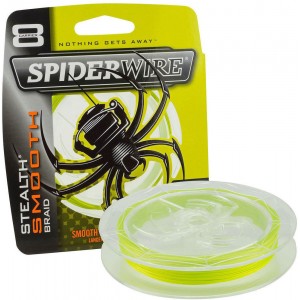 SPIDERWIRE Шнур плетеный Х8 Braid Stealth Smooth 150м яркожелтый 0.15мм 16.5кг