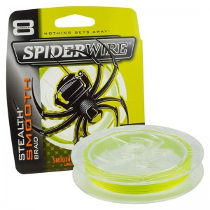 SPIDERWIRE Шнур плетеный Х8 Braid Stealth Smooth 150м яркожелтый 0.29мм 26.4кг