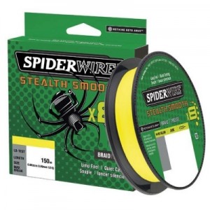 SPIDERWIRE Шнур плетеный Х8 Braid Stealth Smooth 150м яркожелтый 0.39мм 46.3кг