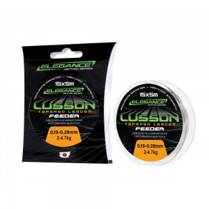 ELEGANCE METHOD Лидер Lusson Tapered Leader 15X5м 0.19мм-0.28мм 2-4.7кг