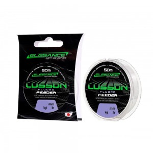 ELEGANCE METHOD Леска флюорокарбон Lusson Fluorocarbon 50м 0.22мм 4.96кг