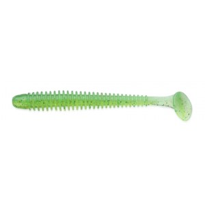 KEITECN Силиконовая приманка Swing Impact 3.5" 424 Lime/chartreuse