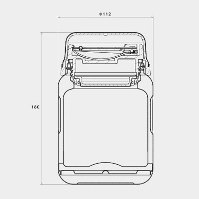 BOBBER Термос Jerrycan для еды  вакуумный бытовой 0,7л Matte