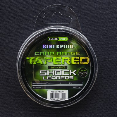 CARP PRO Лидер Blackpool Carp Tapered Mono 0,3-0,57мм 5х15м