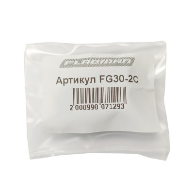 F-FISHING Грузило Gripper с вертлюгом 30г brown 2шт ВР