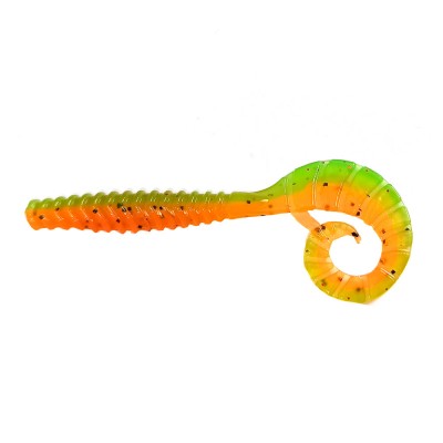 FLAGMAN Твистер TT-Grub 2,5'' #0215 Orange Chartreuse