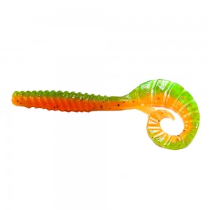 FLAGMAN Твистер TT-Grub 3.0'' #0215 Orange Chartreuse