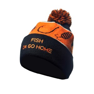 VEDUTA Шапка зимняя Pompom Hat Fish Or Go Home