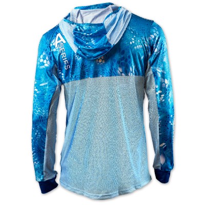 VEDUTA Худи Air серия UPF50+ Reptile Skin Blue Water 4XL мужская