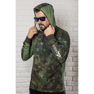 VEDUTA Худи Air серия UPF50+ Reptile Skin Forest Camo L мужская