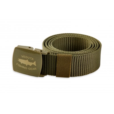 VEDUTA Ремень Nylon Belt с пластиковой пряжкой Green